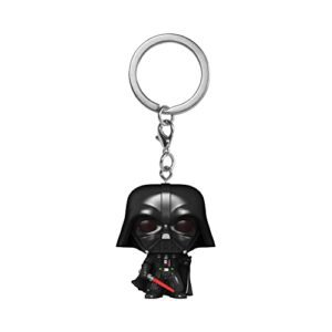 Llavero Funko Pop! de Darth Vader de Star Wars con minifigura de vinilo coleccionable.