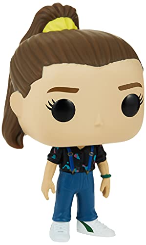 Figura Funko Pop! de Eleven de Stranger Things, con peinado recogido y vestimenta casual.