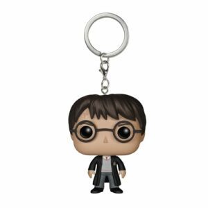 Llavero Funko Pop de Harry Potter con figura miniatura.