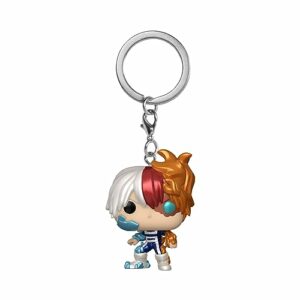 Llavero Funko Pop! metálico de Todoroki de My Hero Academia.