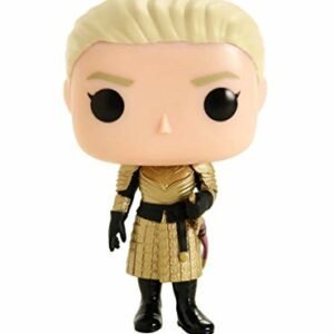 Figura Funko POP! de Ser Brienne de Tarth en armadura dorada.