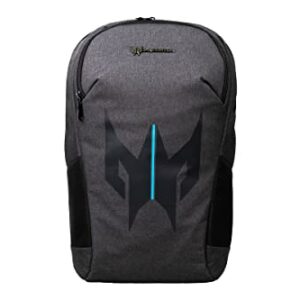 Mochila gaming negra Acer Predator con diseño moderno y logo en el frente.