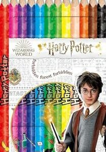 Pack de 12 colores Maped Harry Potter con diseño temático.