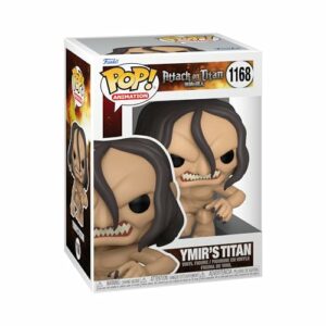 Figura de vinilo Funko Pop! de Ymir's Titan de Attack On Titan en pose amenazante.