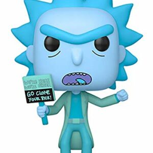 Figura Funko Pop! de Rick Sánchez Holograma de la serie Rick y Morty.