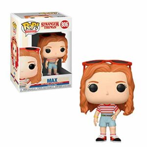 Figura Funko Pop de Max Mayfield con ropa del centro comercial, serie Stranger Things.