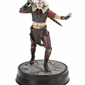 Figura detallada de Cirilla Fiona Elen Riannon, con atuendo alternativo, empuñando una espada.