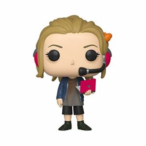 Figura Funko Pop! de Penny con auriculares y una tablet rosa.