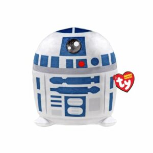 Peluche suave de R2D2 de Star Wars, de 10 pulgadas, por Ty Toys.