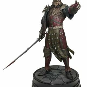 Figura Deluxe de King Eredin de The Witcher 3, con armadura detallada y espada, de la marca Dark Horse Comics.