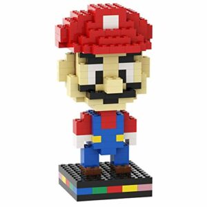 Figura de construcción de bloques del personaje de Mario de Pixo.