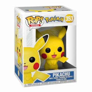 Figura Funko POP! de Pikachu de Pokémon en caja de exhibición.