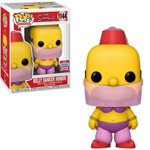 Figura Funko Pop de Homero Simpson vestido como bailarina de vientre.