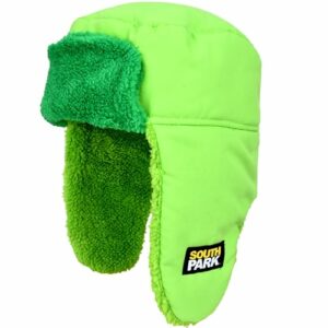 Gorro verde de Cosplay de Kyle Broflovski de South Park con forro verde.