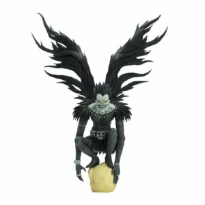 Figura de Ryuk de Death Note con alas negras extendidas.