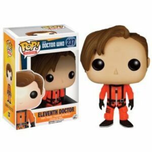 Figura Pop! del Décimo Doctor de Doctor Who con traje espacial naranja.