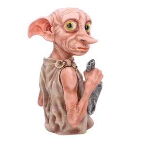 Busto detallado de Dobby, el elfo doméstico de Harry Potter, con piel rosada y ojos grandes.