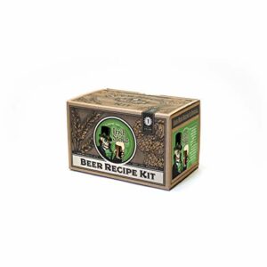 Kit de Recarga de Cerveza Negra Irlandesa, con ilustración de un esqueleto cervecero en la caja, marca Craft A Brew.