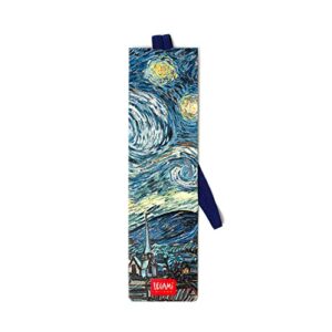 Marcapáginas con diseño de "La noche estrellada" de Van Gogh, marca Legami.