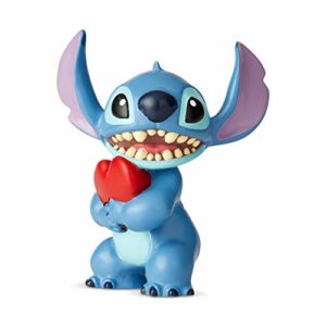 Figura de Stitch con un corazón rojo de «Lilo and Stitch».