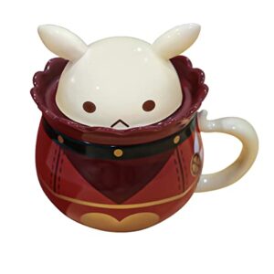 Taza de cerámica de 12 onzas con diseño de Jumpy Dumpty de Klee de Genshin Impact.