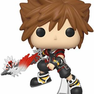 Figura Funko Pop de Sora de Kingdom Hearts 3 con escudo y llavero.