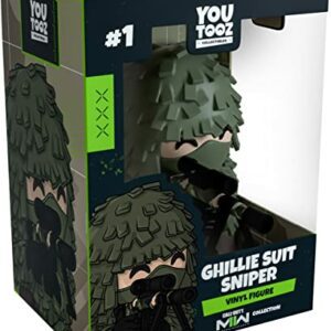 Youtooz Ghillie Suit Sniper, figura de vinilo de un francotirador con traje de camuflaje inspirada en Call of Duty: Modern Warfare 2.