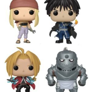 Figuras coleccionables de Fullmetal Alchemist de Funko Pop!, set de 4.