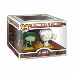 Figura Funko Pop! de Meruem y Komugi jugando ajedrez, de Hunter x Hunter.