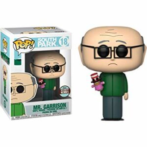 Figura Funko Pop de Mr. Garrison de South Park con Títere, multicolor.