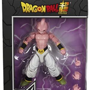 Figura de acción de Majin Buu en su forma final, en caja de la serie Dragon Ball Super.