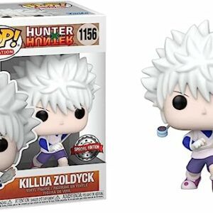 Figura Funko Pop de Killua Zoldyck con yo-yo de la serie Hunter X Hunter.