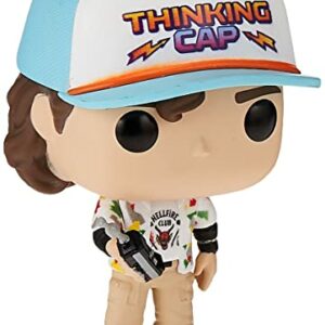 Figura Funko Pop! de Dustin Henderson de Stranger Things con gorra "Thinking Cap".