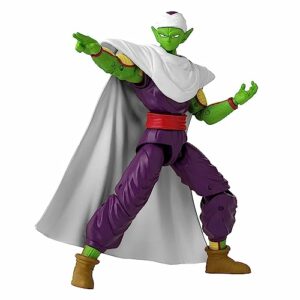 Figura de acción de Piccolo de Dragon Ball Superhero Dragon Stars de Bandai, posando en postura de combate.