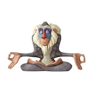 Figura de Rafiki meditando de "El Rey León", estilo Disney Traditions.