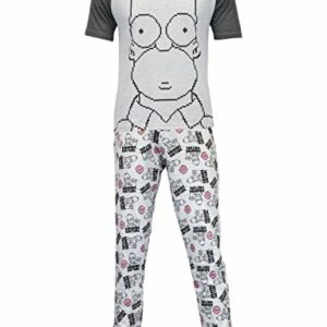 Pijama de hombre con diseño de Homero Simpson en talla X Large.