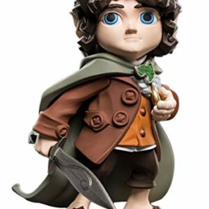 Figura coleccionable de Frodo de "El Señor de los Anillos" en estilo caricatura.