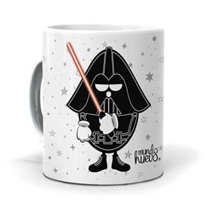 Taza con dibujo de Darth Vader versión huevo de la marca mundohuevo.