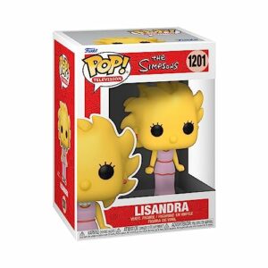 Figura Funko Pop! de Lisandra de Los Simpsons con vestido rosa y peinado característico.