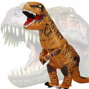 Disfraz inflable de dinosaurio T-Rex de la marca JASHKE.