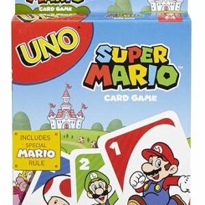 Juego de cartas UNO con temática de Super Mario Bros.