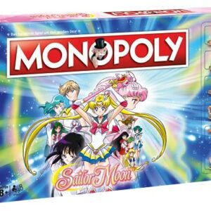 Juego de mesa Monopoly de Sailor Moon con personajes del anime.