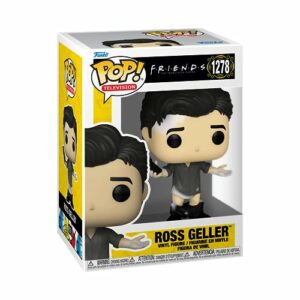 Funko Pop de Ross Geller de Friends con pantalones de cuero.