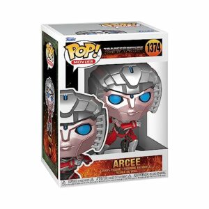 Figura Funko Pop! de Arcee de la película Transformers: Rise of The Beasts en su caja original.