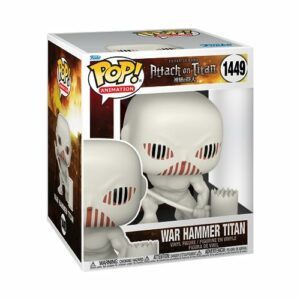 Figura Funko Pop! del War Hammer Titan de Attack on Titan en su caja original.