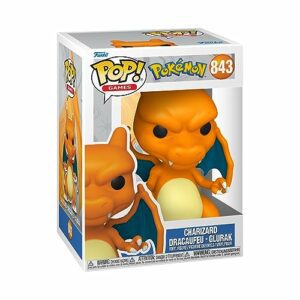 Figura coleccionable Funko POP! de Charizard de Pokemon, ideal para exhibición.