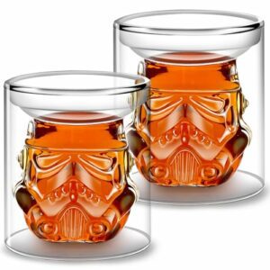 Vasos de whisky con forma de casco de Stormtrooper, pack de 2.