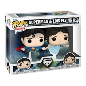 Figuras Funko POP! de Superman y Lois volando, en un paquete de 2, exclusivas de Amazon.