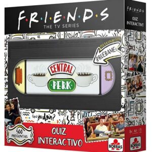 Juego de preguntas interactivo sobre la serie Friends para mayores de 13 años, marca Borras.