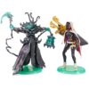 Dos figuras de acción de League of Legends en poses dinámicas.